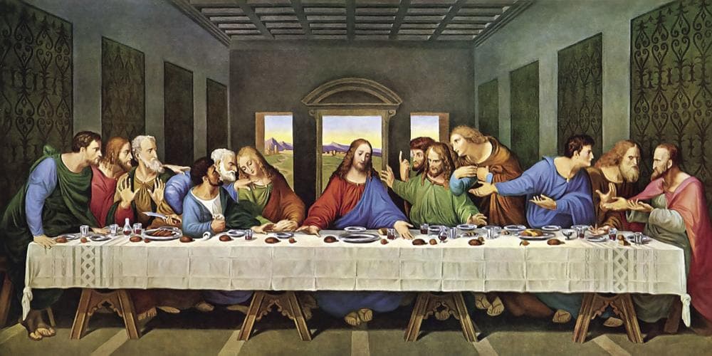 The Last Supper between 'friends'